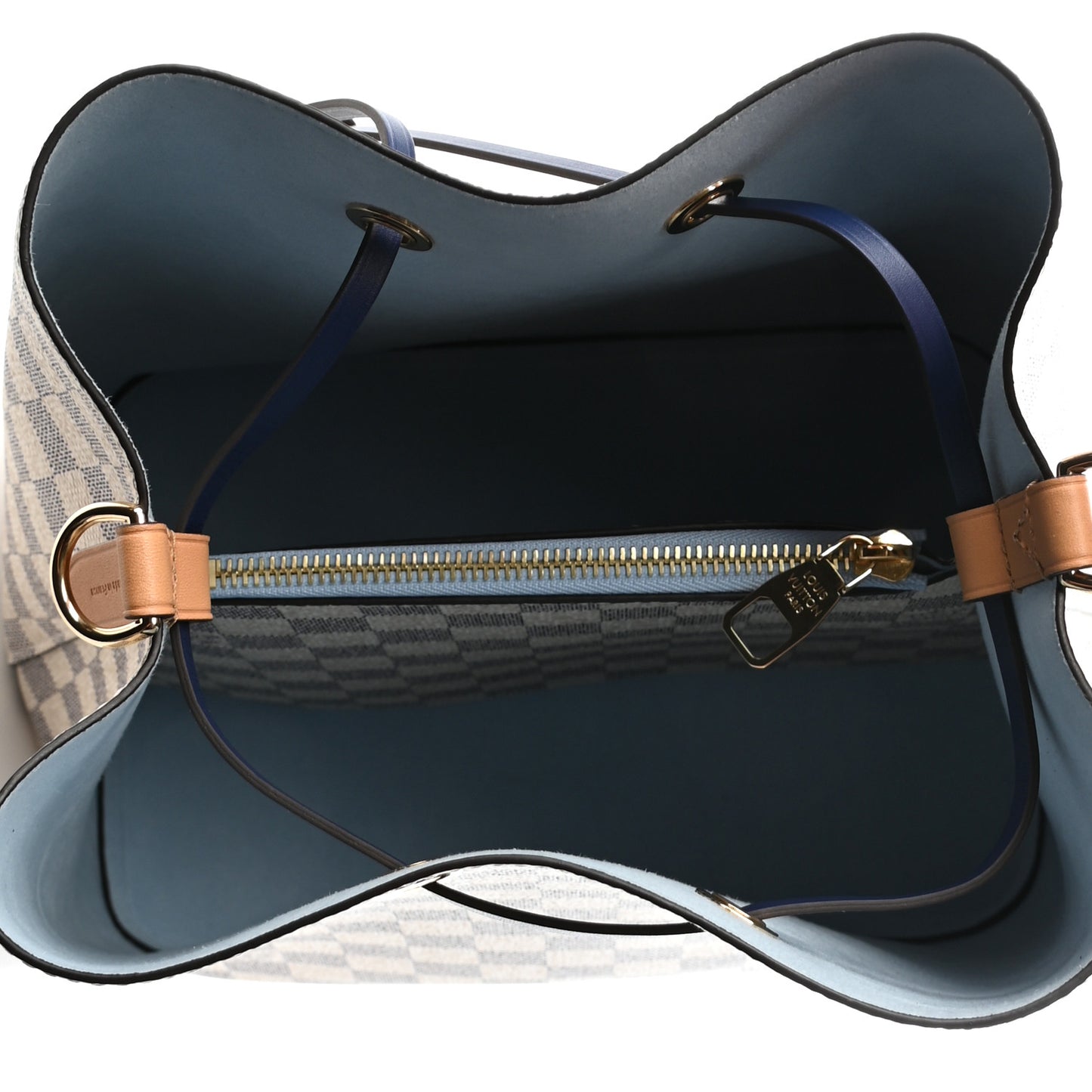 Damier Azur Braided Neonoe MM Blue