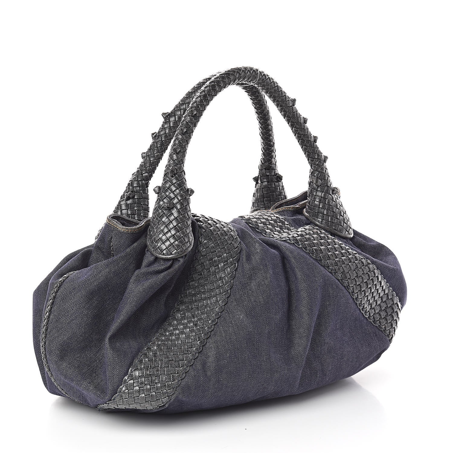 Fendi Denim Spalmati Woven Spy Blue 3 of 10