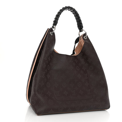Louis Vuitton Mahina Carmel Hobo Chocolate 3 of 9