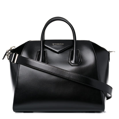 Givenchy Shiny Lord Calfskin Medium Antigona Black 1 of 10