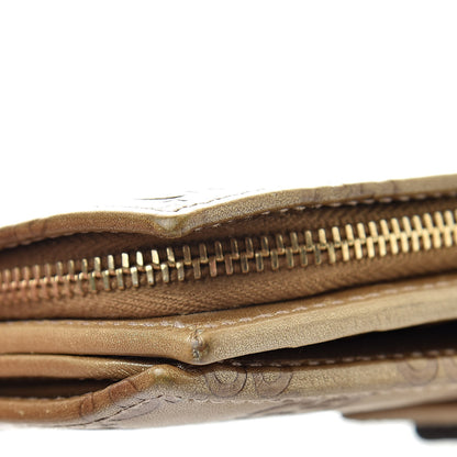 Gucci Metallic Guccissima Abbey Continental Wallet Gold 9 of 11