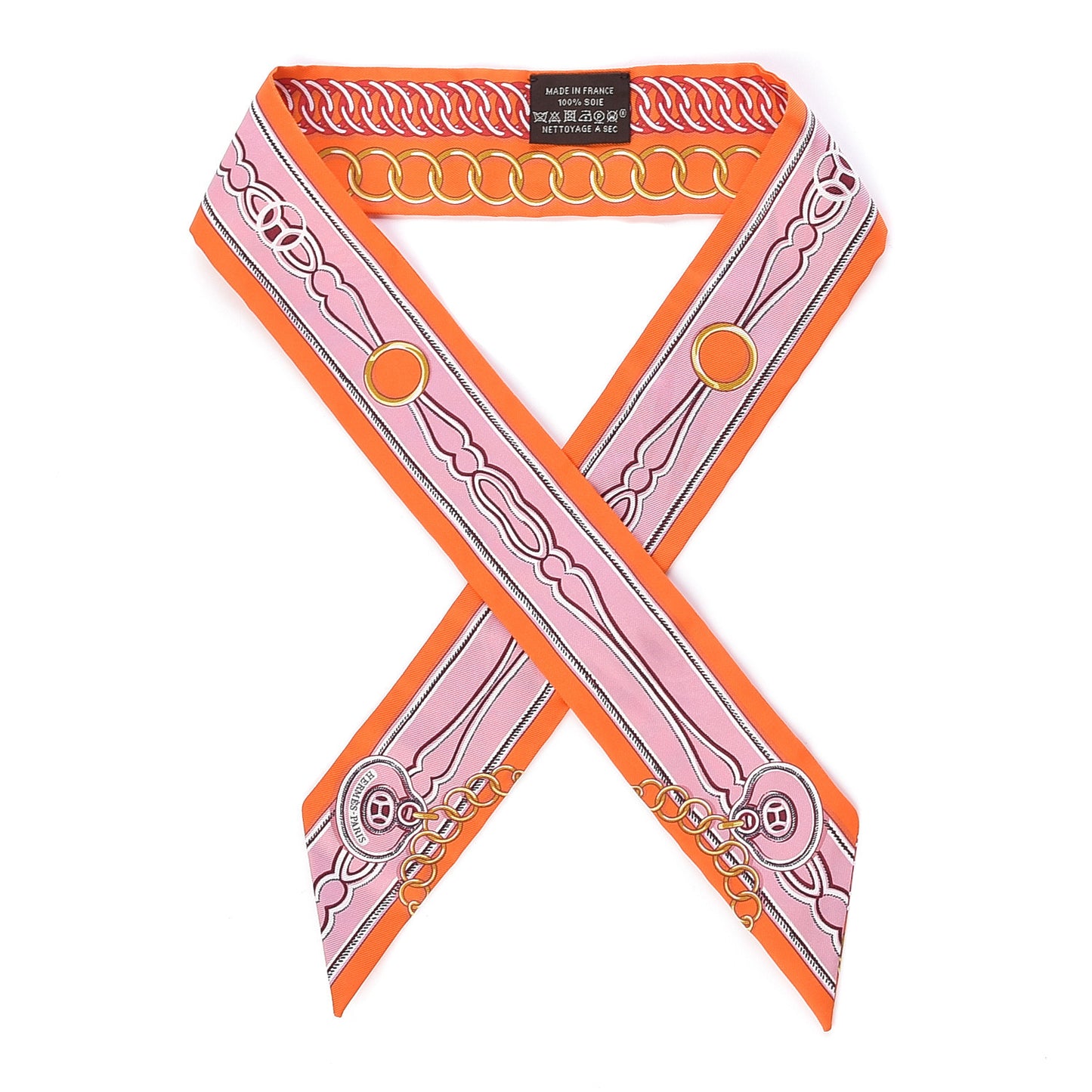 Silk Maillons Twilly Orange Vieux Rose Gold