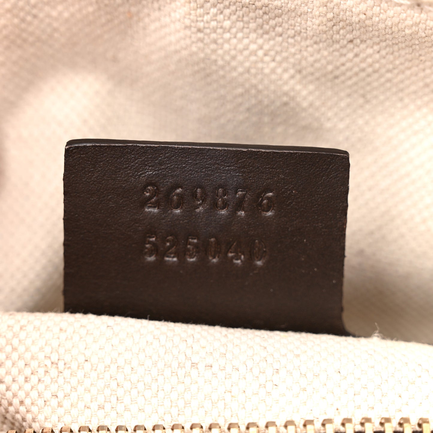 Monogram Vintage Web Small Boston Dark Brown