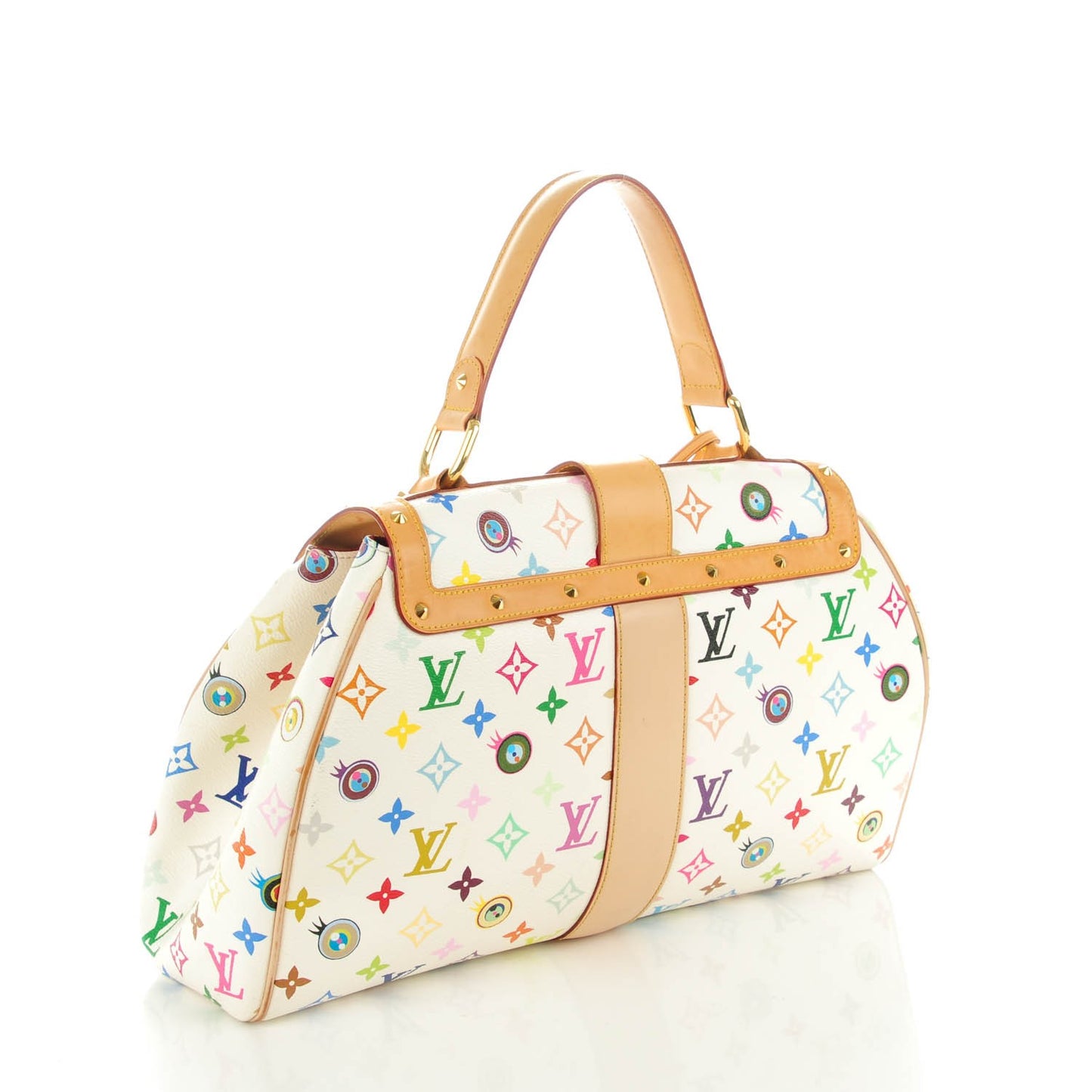 Monogram Multicolor Murakami Eye Love You White