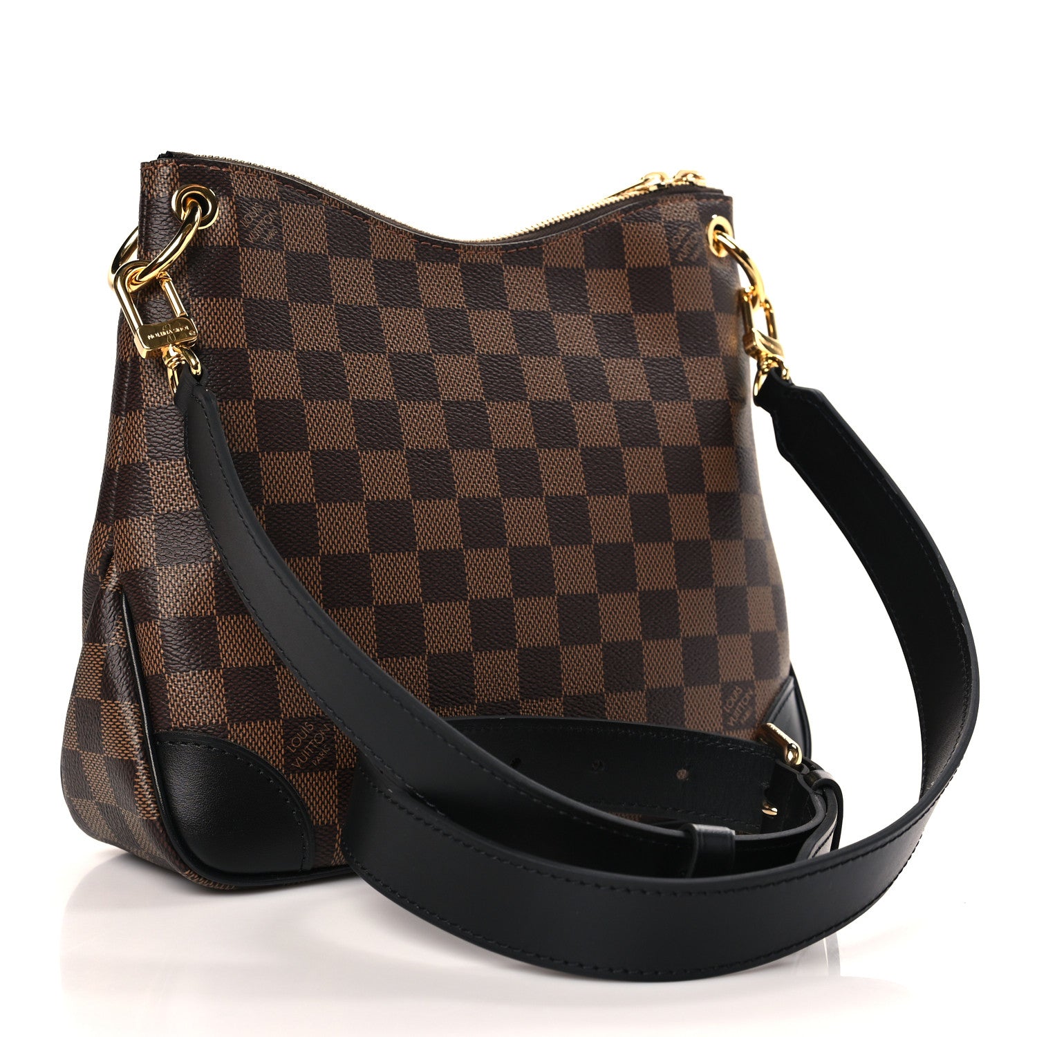 Louis Vuitton Damier Ebene Odeon PM Black 3 of 9