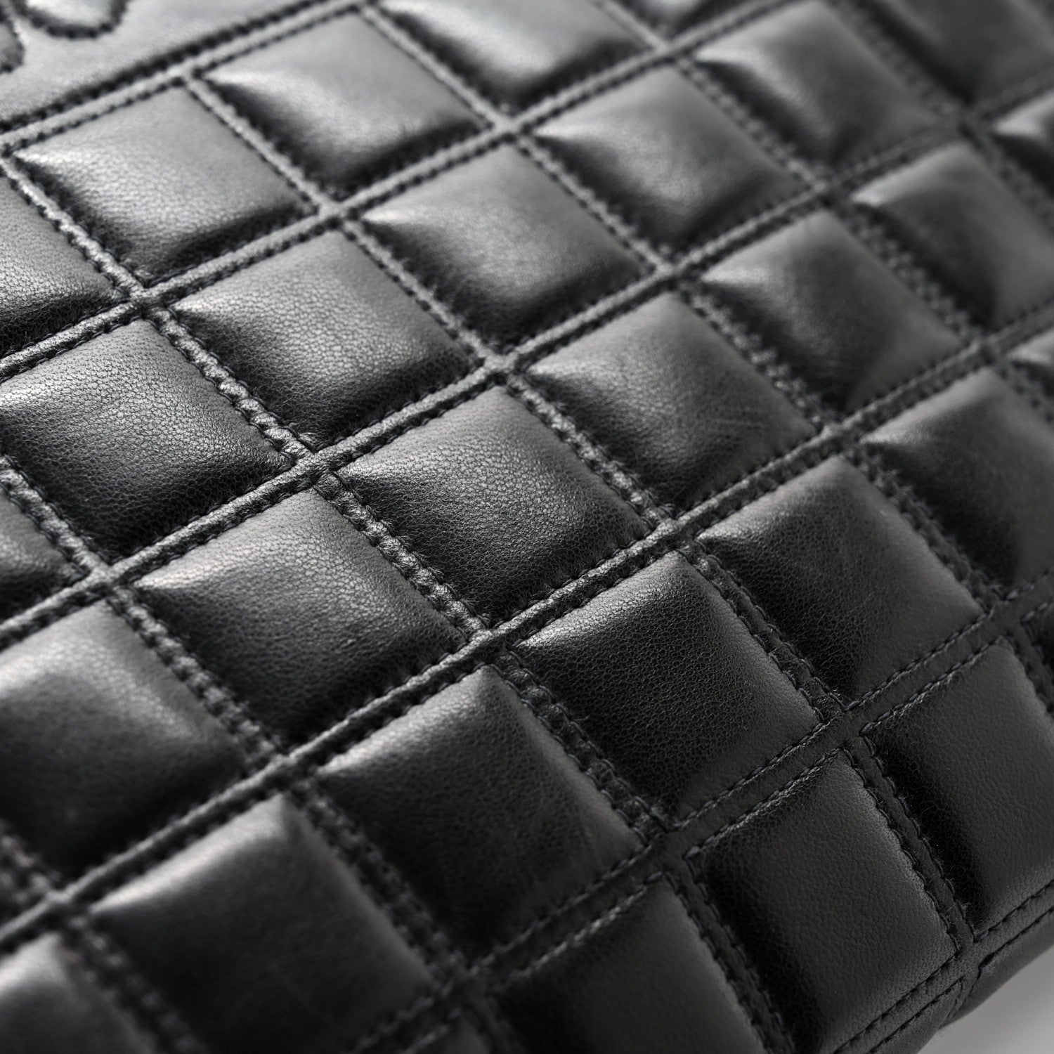 Chanel Lambskin Crystal CC Quilted Clutch Black 13 of 13
