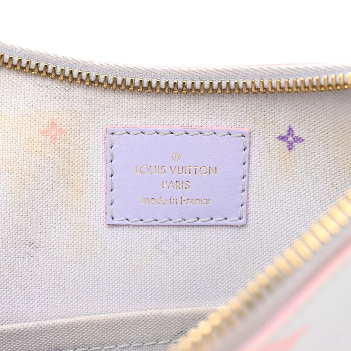 Monogram Giant Spring In The City Marshmallow Hobo PM Sunrise Pastel