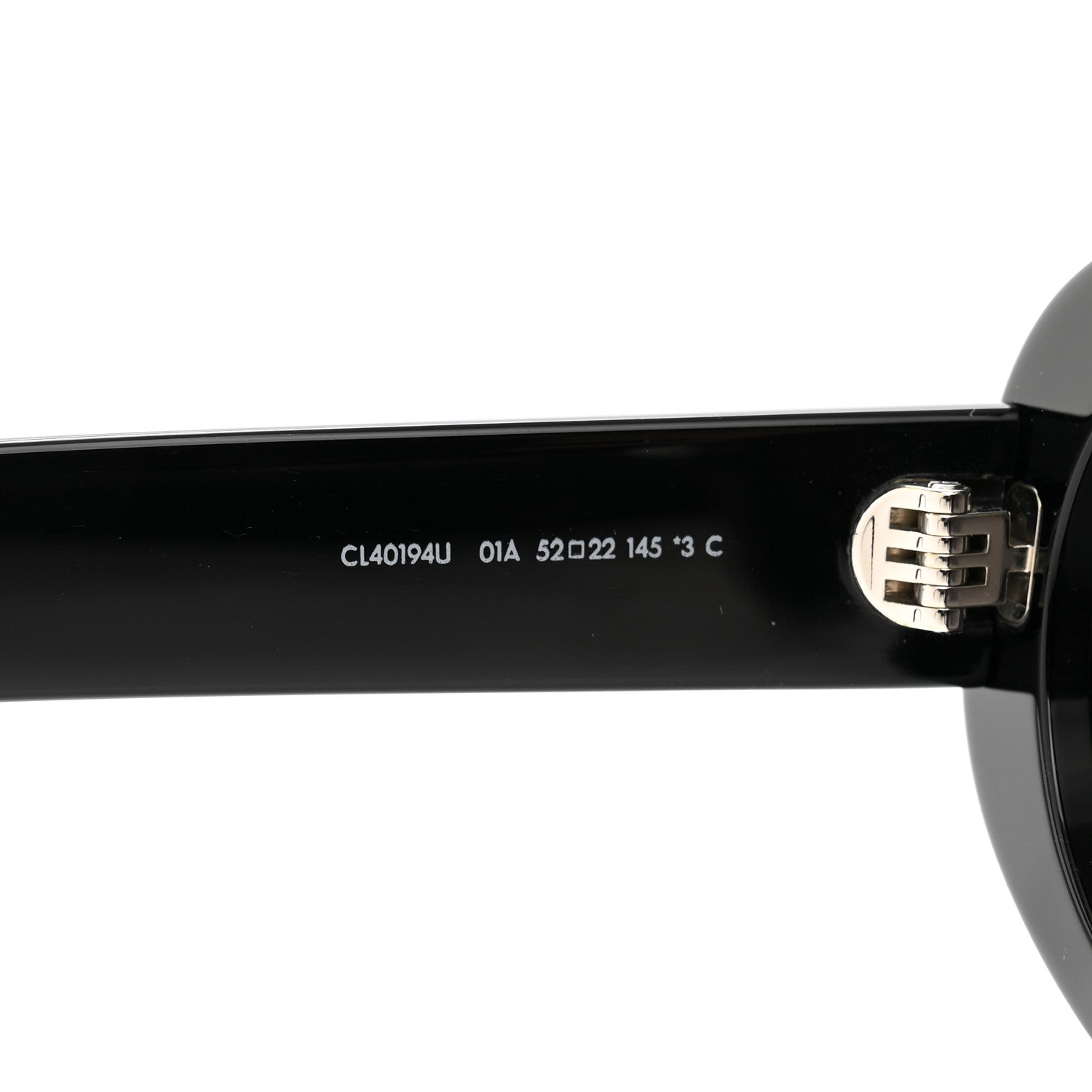 Celine Acetate Triomphe 01 Sunglasses CL 40194U Black 6 of 6