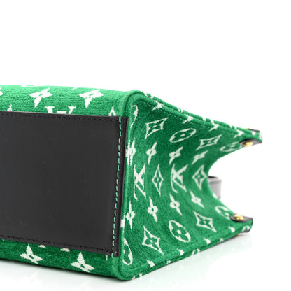 Louis Vuitton Jacquard Velvet Monogram Onthego PM Green 9 of 9