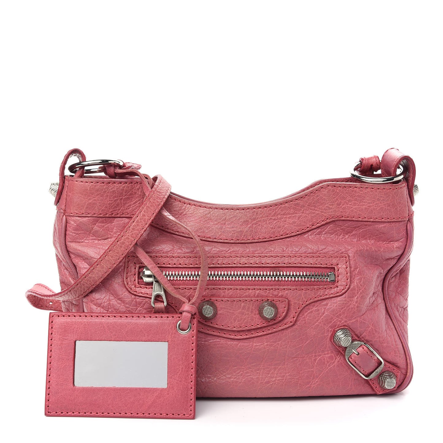 Agnue Giant 12 Silver Hardware Hip Rose Bonbon