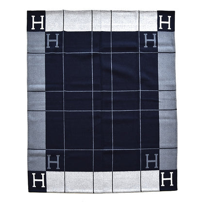 Hermes Wool Cashmere Avalon III Blanket Caban Ecru 1 of 4