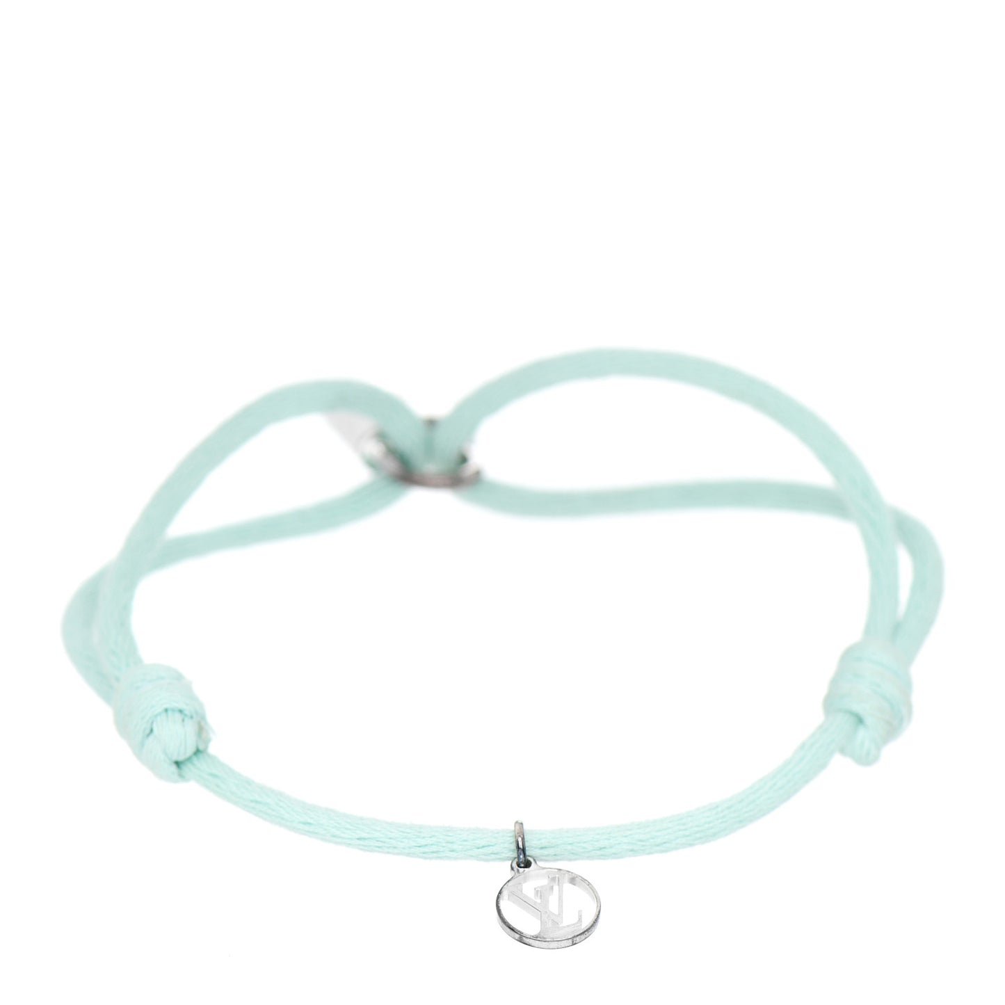 X UNICEF Sterling Silver Lockit Bracelet Light Blue