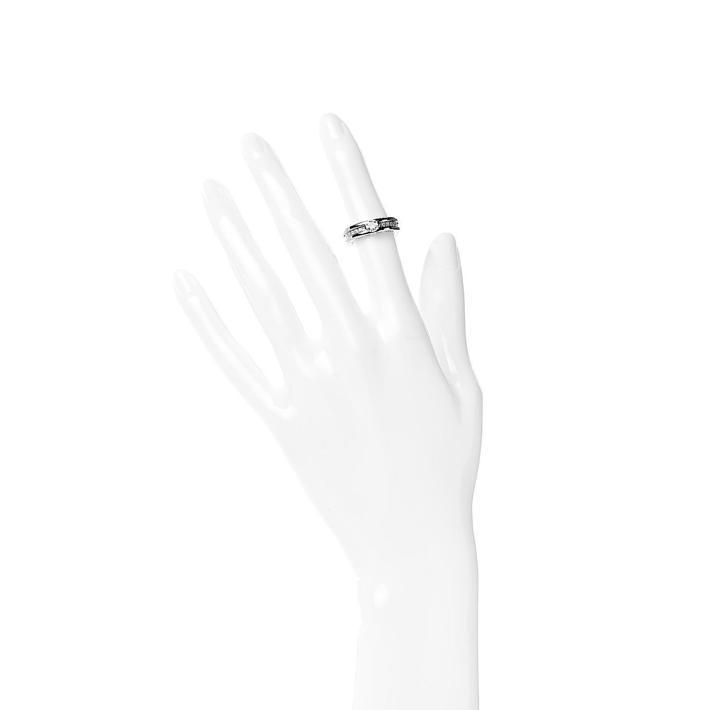 18K White Gold Diamond .31ct B.Zero1 Engagement Ring 47 4