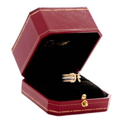 Cartier 18K Pink Yellow White Gold C De Cartier Ring 48 4.5 5 of 5