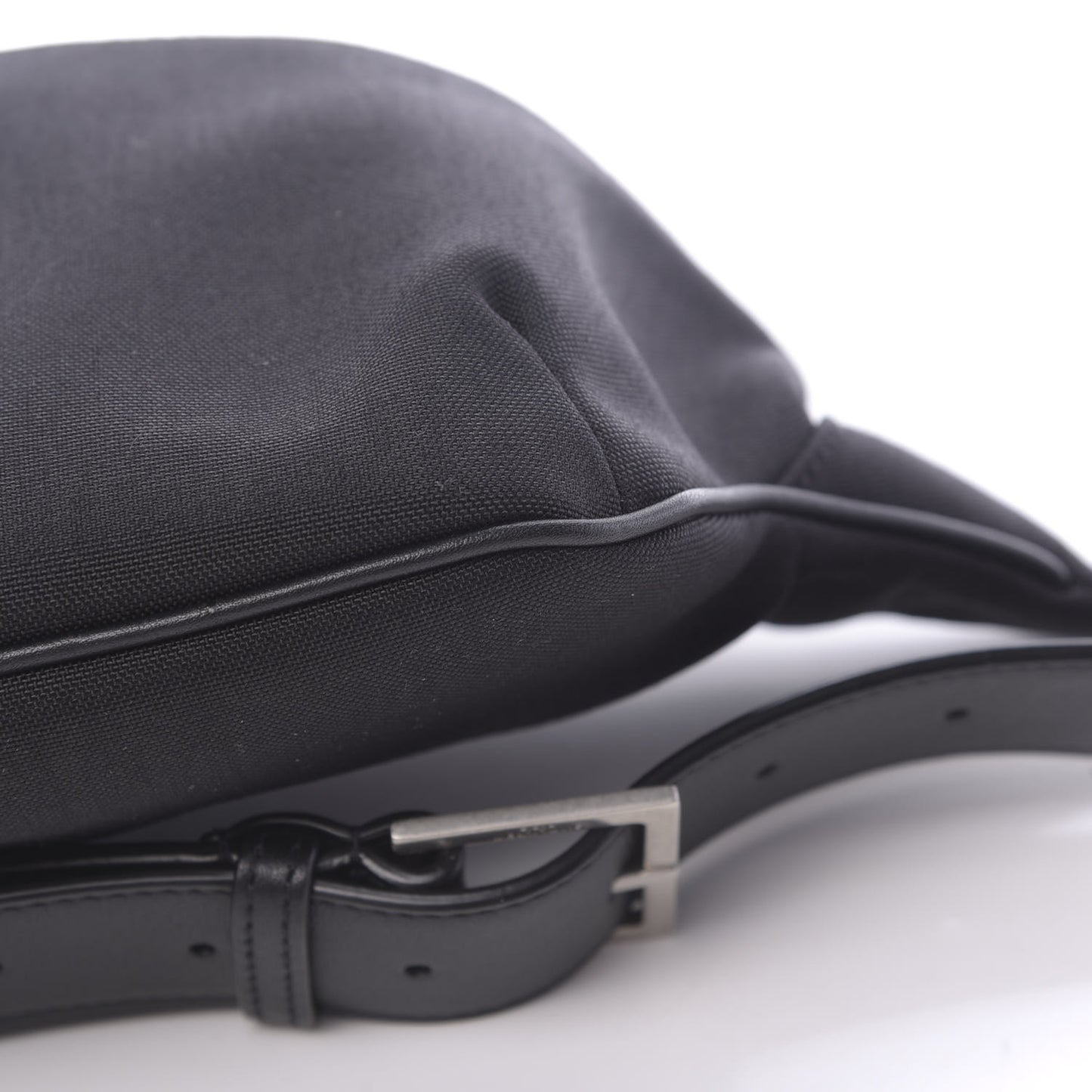 Nylon Monogram Belt Bag Black