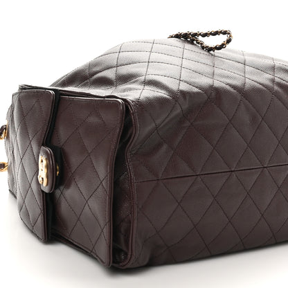 Chanel Caviar Quilted Medium Chanel 25 Handbag Dark Brown 10 of 11