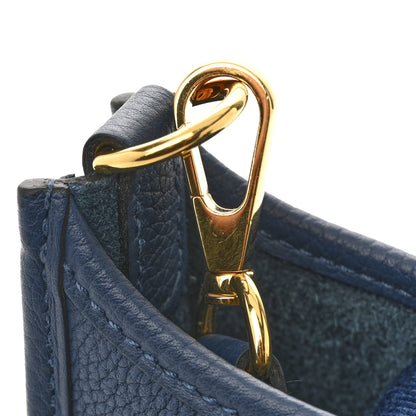 Hermes Taurillon Clemence Evelyne TPM Bleu Agate 11 of 11
