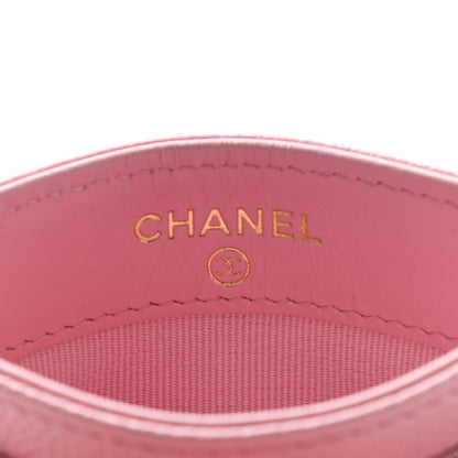 Chanel Caviar Quilted Multi Chain CC Card Holder Pink 6 of 8