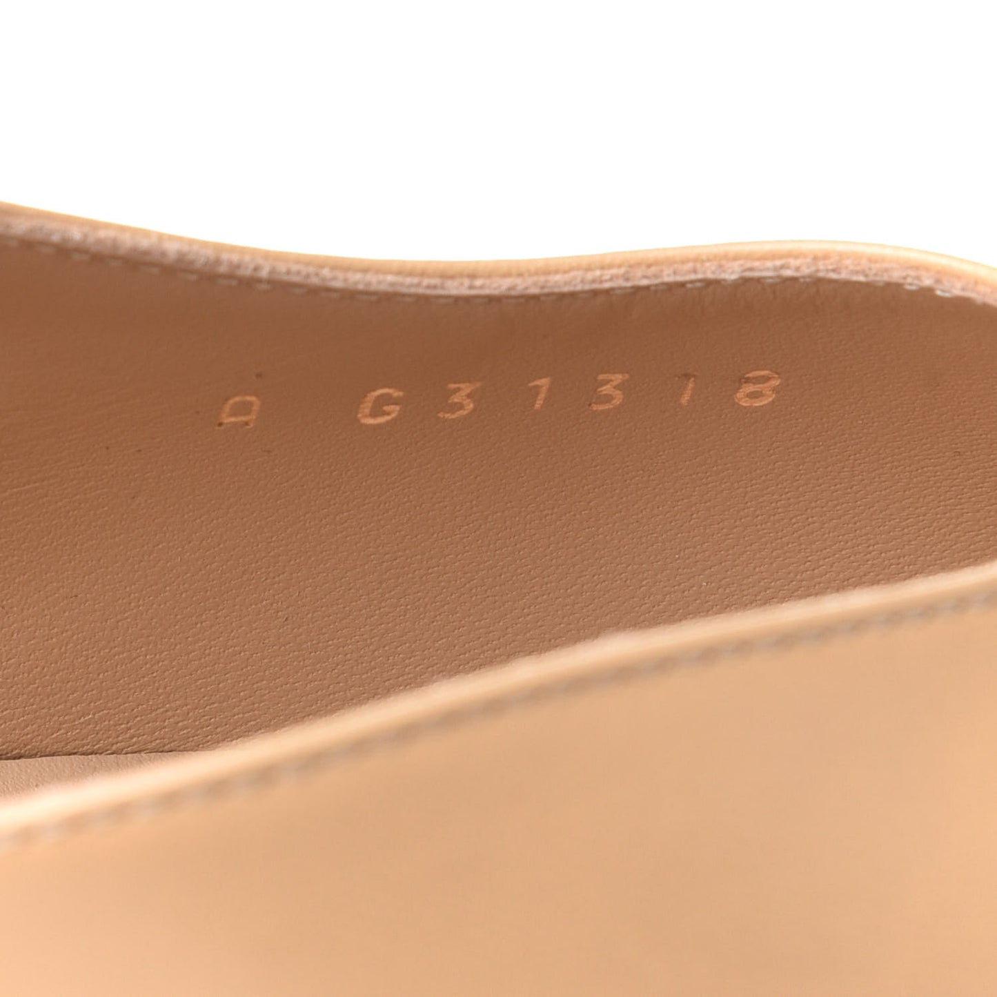 Goatskin Grosgrain Cap Toe CC Slingback Pumps 40.5 Beige Black