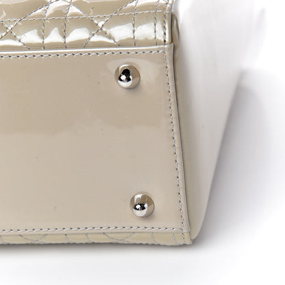 Christian Dior Patent Cannage Large Lady Dior Beige 11 of 16