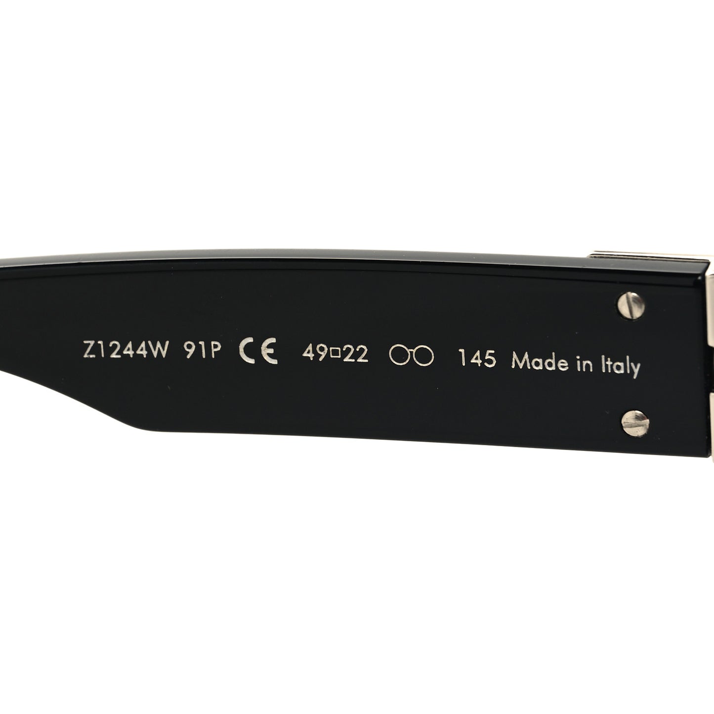 Acetate Charleston Sunglasses Z1244W Black Prism