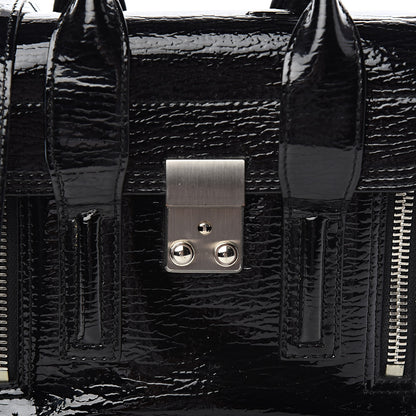 3.1 Phillip Lim 3.1 Textured Patent Mini Pashli Satchel Black 10 of 10