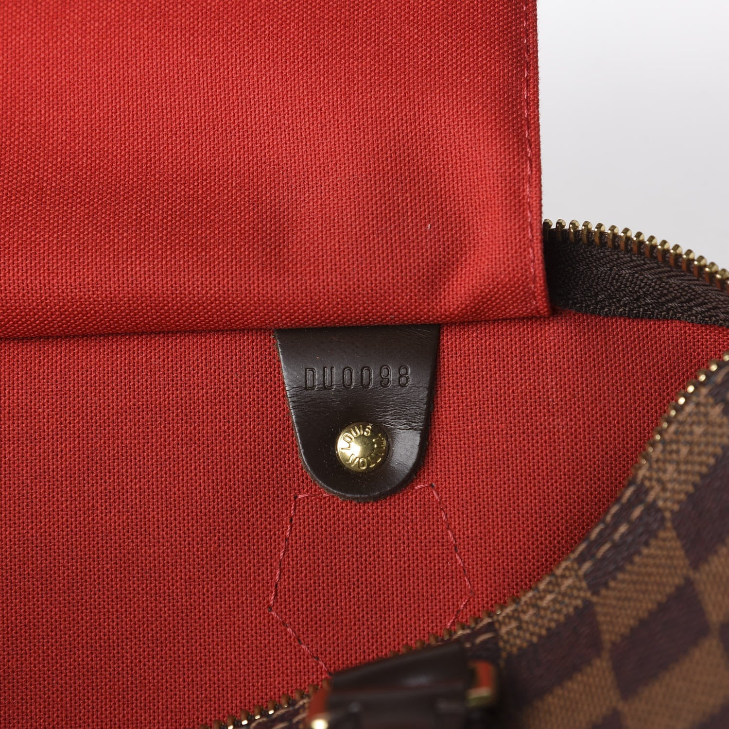 Louis Vuitton Damier Ebene Speedy 30 8 of 9