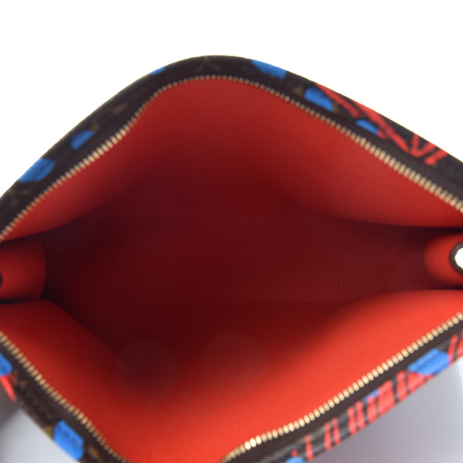 Louis Vuitton Monogram Jungle Dots Toiletry Pouch 26 Coquelicot Denim 5 of 5