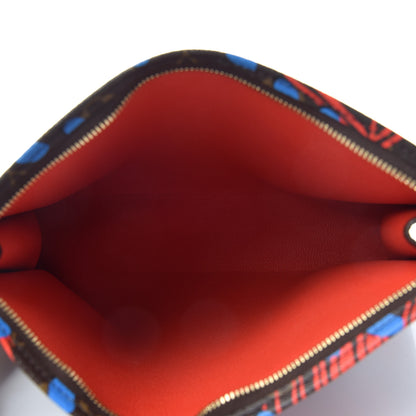 Louis Vuitton Monogram Jungle Dots Toiletry Pouch 26 Coquelicot Denim 5 of 5