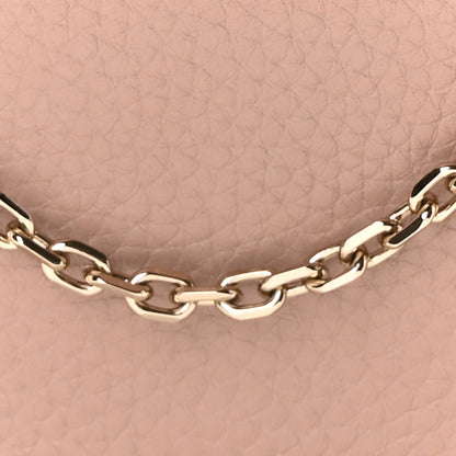 Valentino Garavani Pebbled Calfskin Rockstud Wallet On Chain Poudre 7 of 9