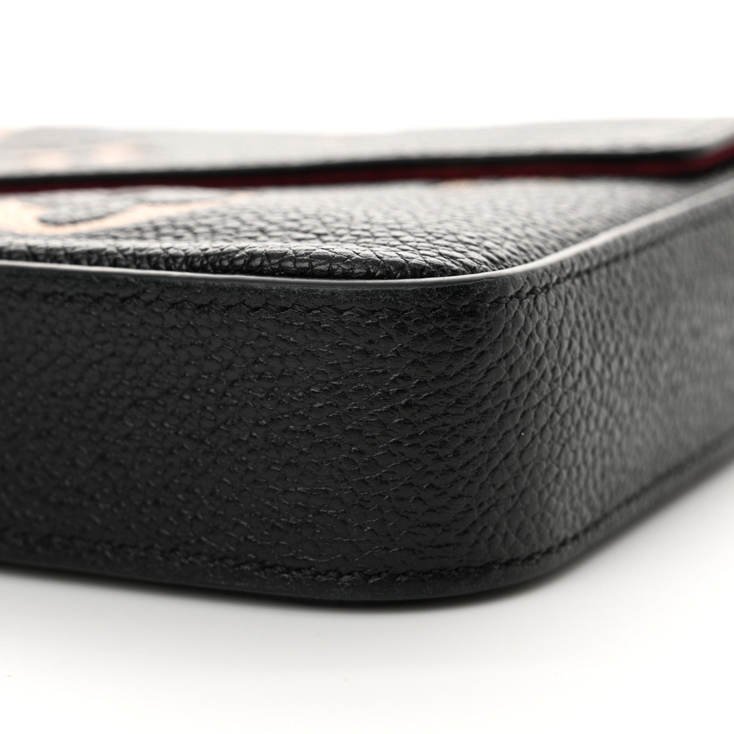 Louis Vuitton Empreinte Monogram Giant Felicie Pochette Black Beige 9 of 12