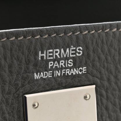 Hermes Taurillon Clemence Kelly Retourne 35 Graphite 6 of 13