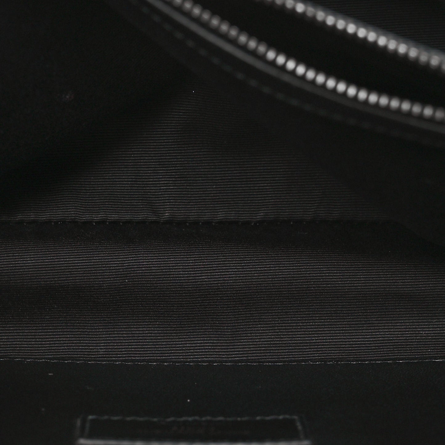 Grain De Poudre Medium West Hollywood Monogram Fold-Over Black
