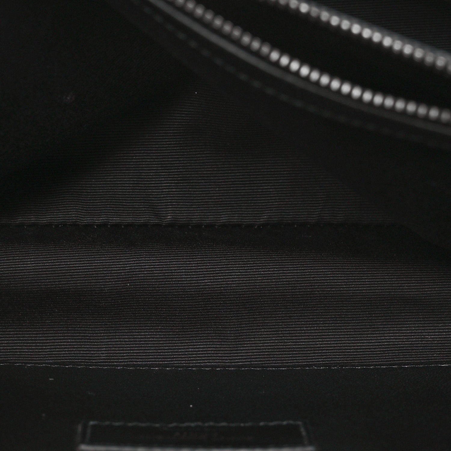 Saint Laurent Grain De Poudre Medium West Hollywood Monogram Fold-Over Black 5 of 10