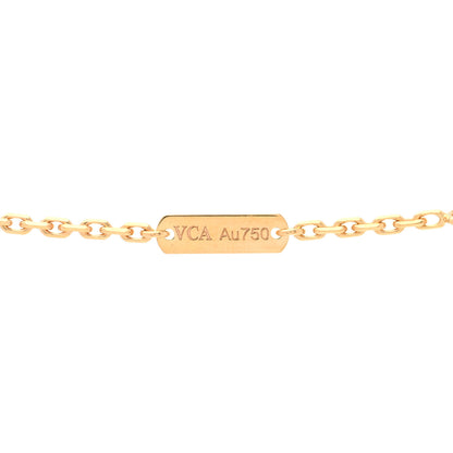 Van Cleef & Arpels 18K Rose Gold Letterwood Magic Alhambra Long Necklace 5 of 5