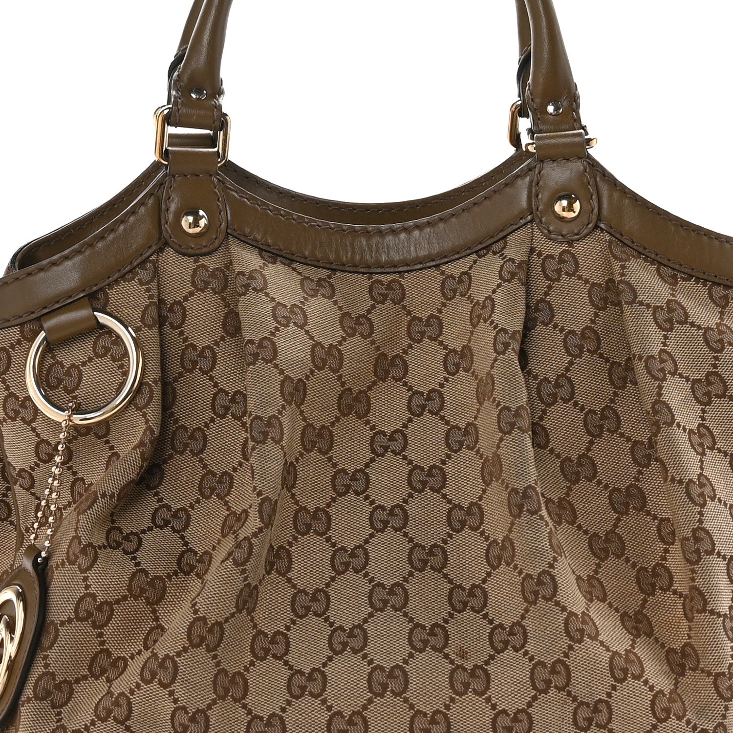 Gucci Monogram Medium Sukey Tote Beige Ebony 8 of 16