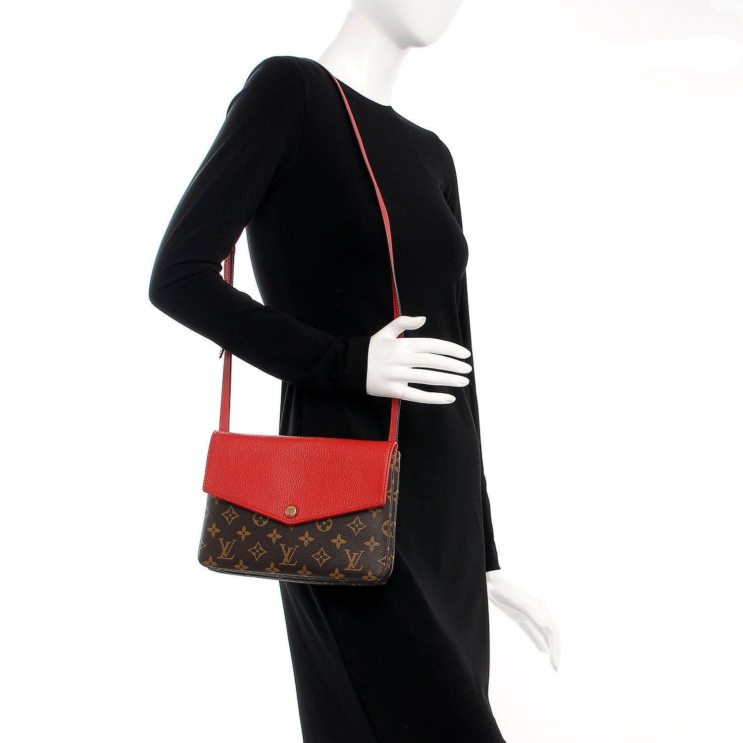 Louis Vuitton Monogram Twice Pochette Cherry 2 of 10
