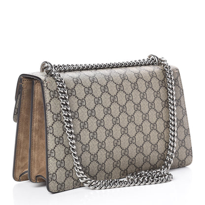 Gucci GG Supreme Monogram Small Dionysus Shoulder Bag Taupe 3 of 13