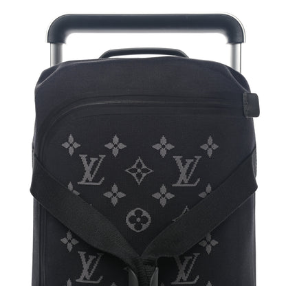 Louis Vuitton Knit Monogram Eclipse Horizon Soft Duffle 55 7 of 11