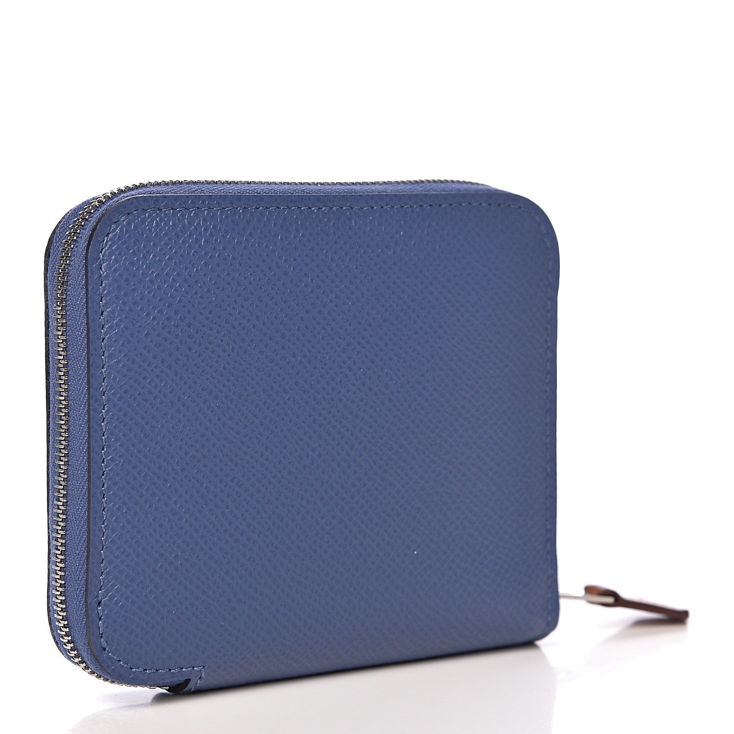 Hermes Epsom Silk'In Compact Wallet Bleu Brighton 3 of 7