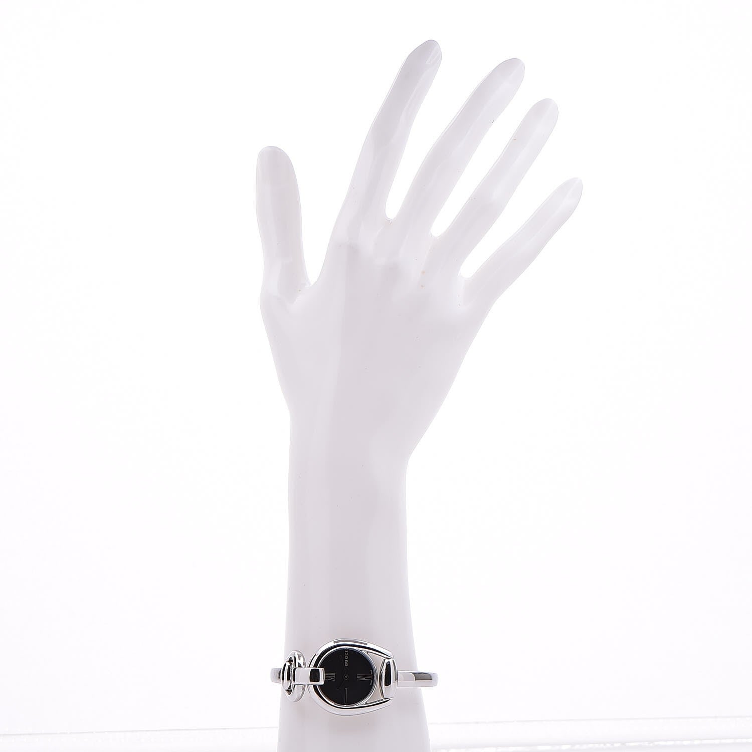 Gucci Stainless Steel 28mm Horsebit Quartz Watch Black 2 of 6
