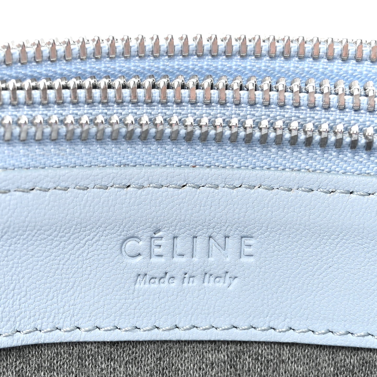 Lambskin Large Trio Crossbody Bag Sky
