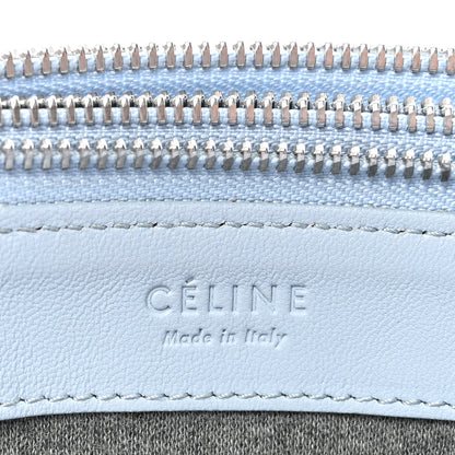 Celine Lambskin Large Trio Crossbody Bag Sky 6 of 9