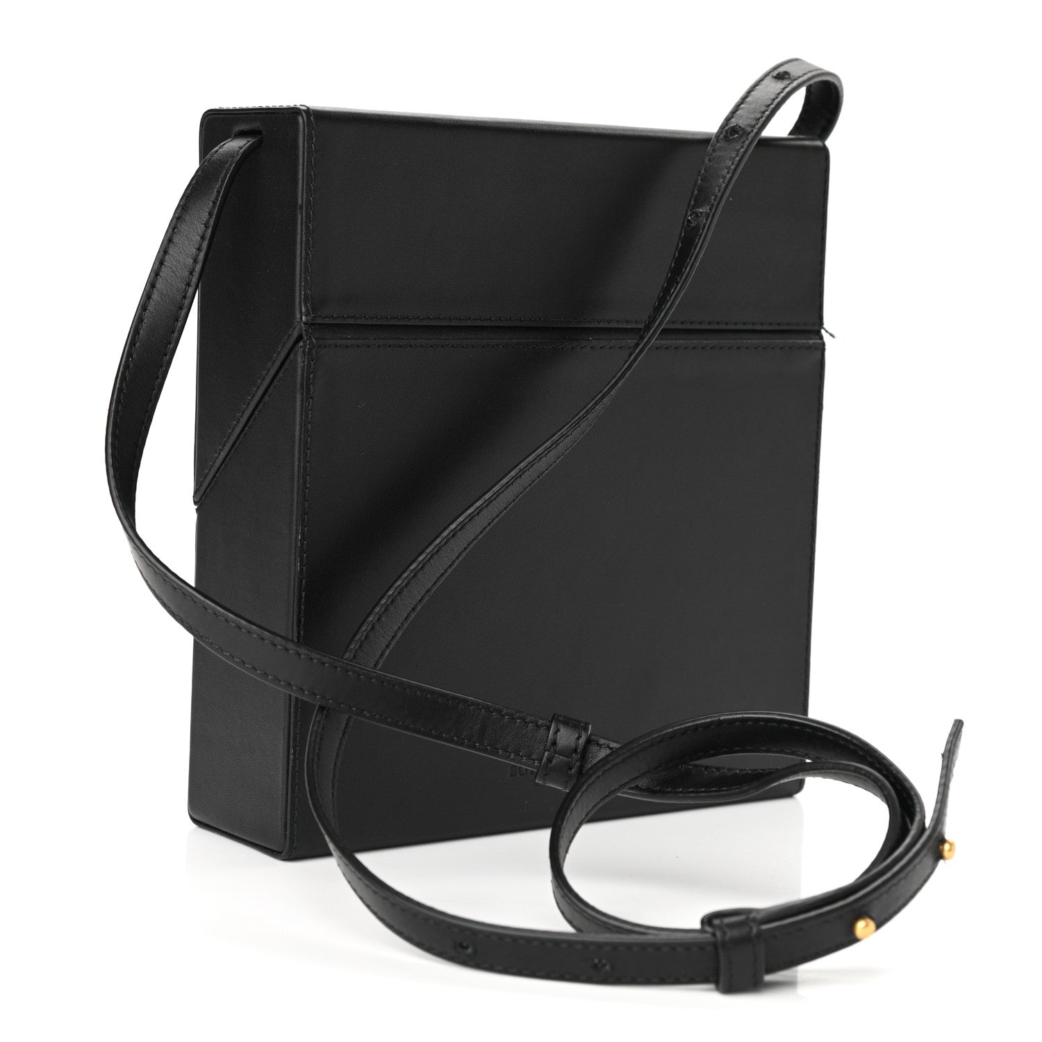 Bottega Veneta Calfskin Daisey Box Clutch Black 3 of 12