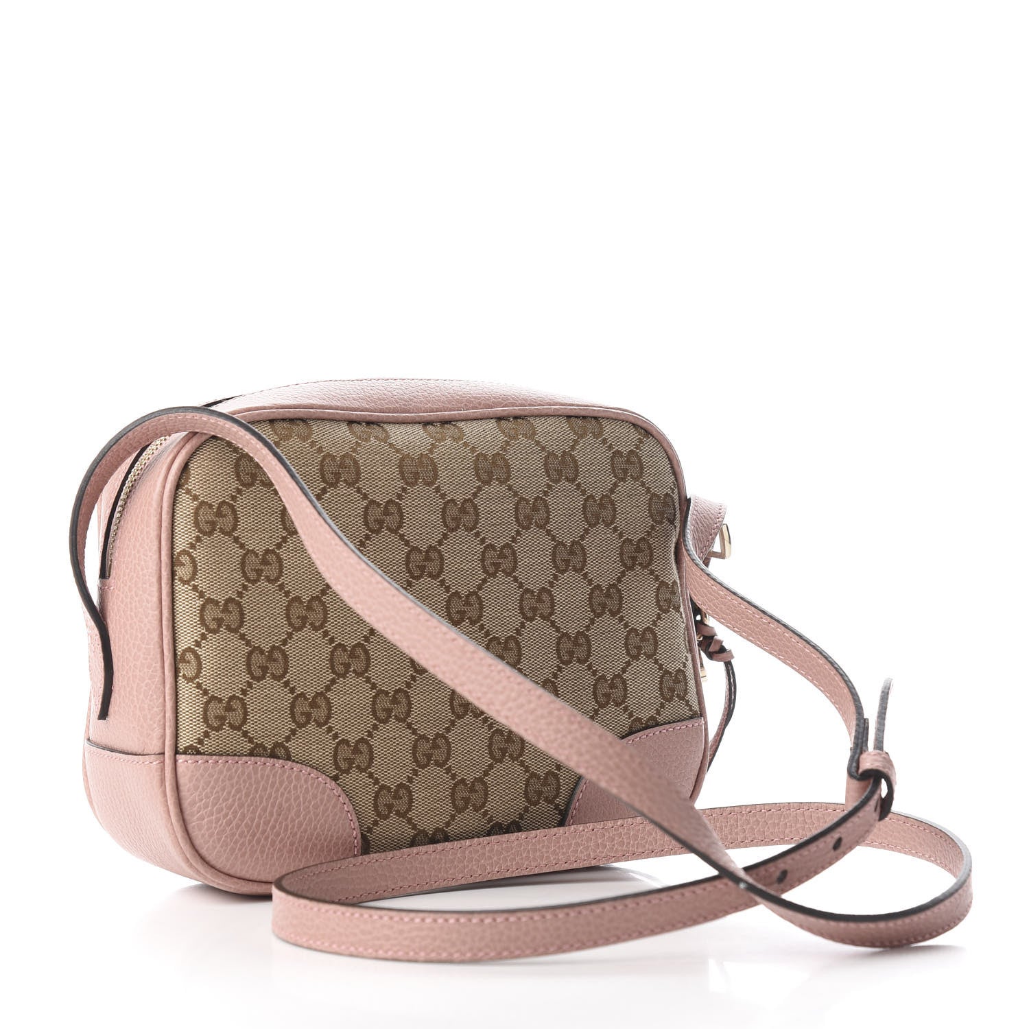 Gucci Monogram Mini Bree Messenger Bag Beige Soft Pink 2 of 9