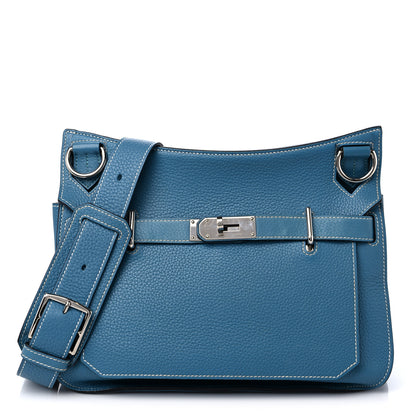 Hermes Taurillon Clemence Jypsiere 31 Blue Jean 1 of 17