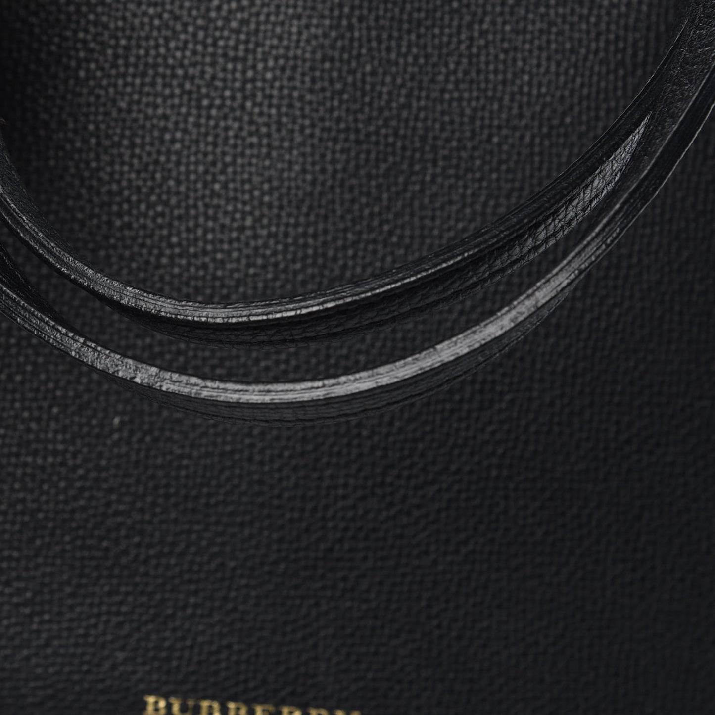 Derby Calfskin House Check Medium Welburn Tote Black