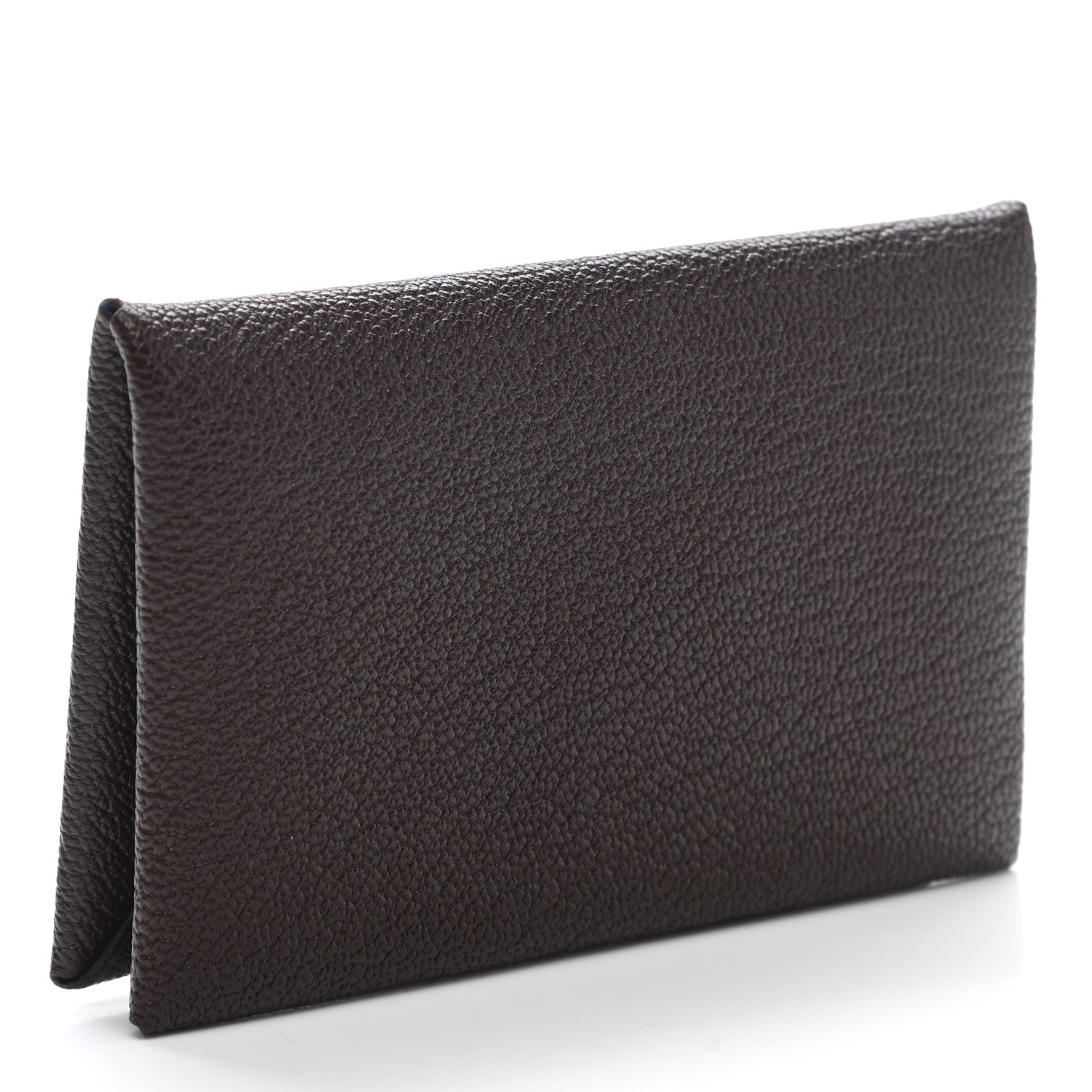 Hermes Chevre Chandra Verso Calvi Card Case Black Saphir 3 of 7