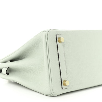 Hermes Togo Birkin 25 Gris Neve 9 of 11