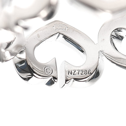 Cartier 18K White Gold Diamond Hearts and Symbols Ring 48 4.5 4 of 5